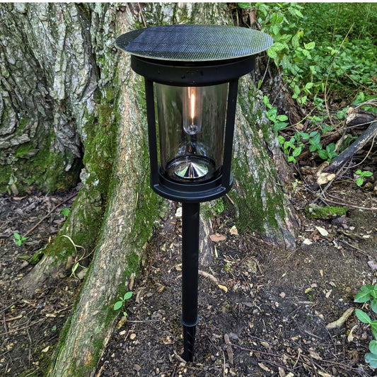 Mesa Lantern by Shade Solar®, Dusk to Dawn Illumination in Shade or Sun